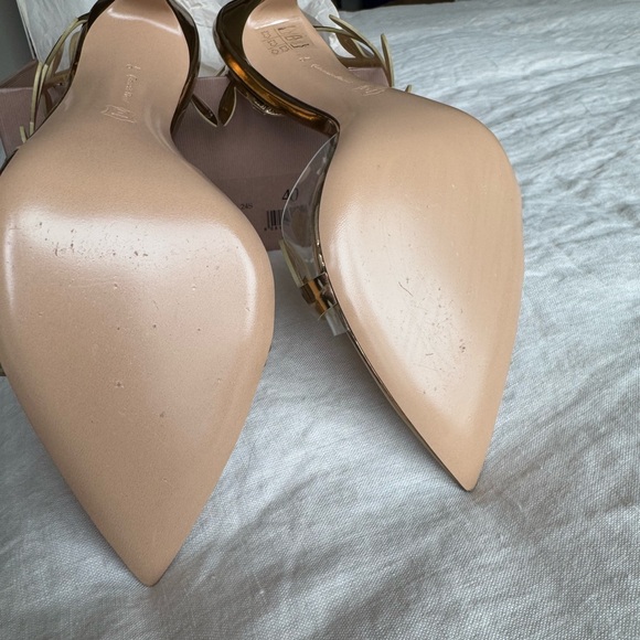 Gianvito Rossi Gold Leaf Flavia sandals NWT - Picture 6 of 6